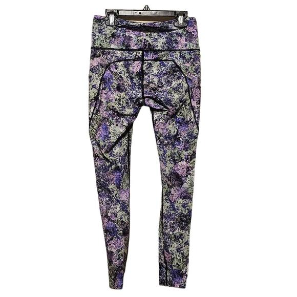 Lululemon Wunder Under Hi-Rise Tight Heathered Stony Grape/Black - Picture 6 of 8